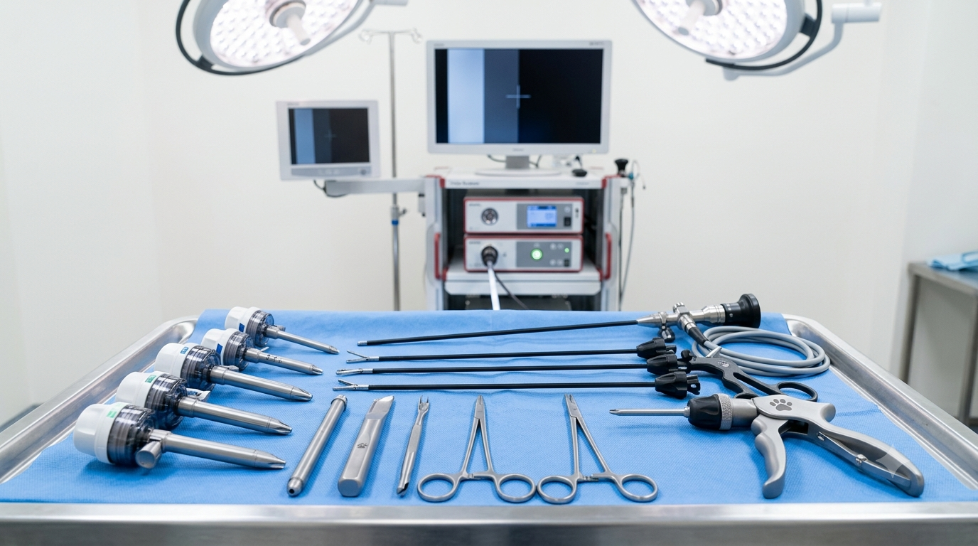 Adapting Laparoscopic Instruments for Veterinary Surgery